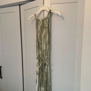 Dress Forum Green Tie-Dye Maxi Dress